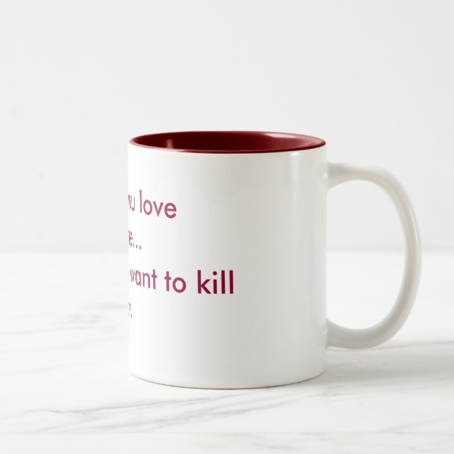 Tasse 2 Couleurs Amour et haine (Droit)