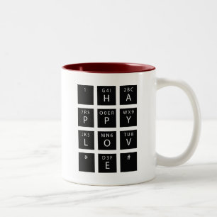 Tasse 2 Couleurs Amour heureux