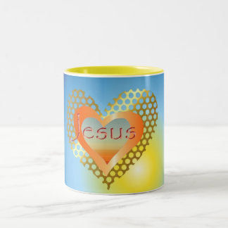Tasse 2 Couleurs Amour Jésus