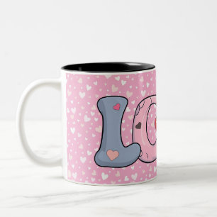Tasse 2 Couleurs Amour marrant valentine's pour son cadeau