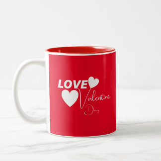 Tasse 2 Couleurs Amour romantique Saint Valentin