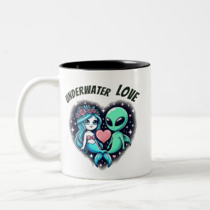 Tasse 2 Couleurs Amour sous-marin