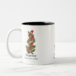 Tasse 2 Couleurs Amoureux de romance, amoureux du livre, design flo