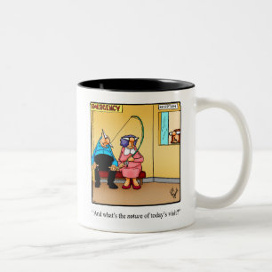 Tasse 2 Couleurs Amusant cadeau de Humour de pêche