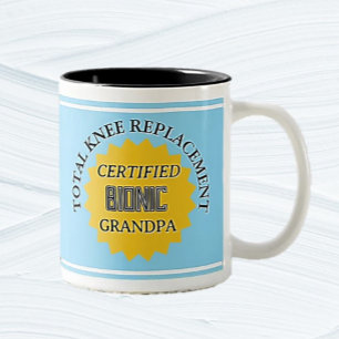 Tasse 2 Couleurs Amusant ! Musique de remplacement du genou bioniqu
