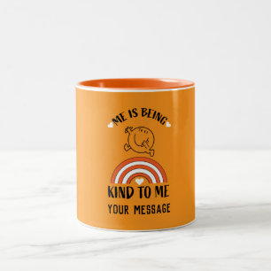 Tasse 2 Couleurs Amusant Sensibilisation à la santé mentale Café Mu