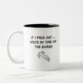 Tasse 2 Couleurs Amusement Crossfit-Inspiré de nouveauté