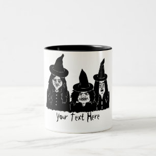 Tasse 2 Couleurs amusement effrayant de Halloween de sorcières