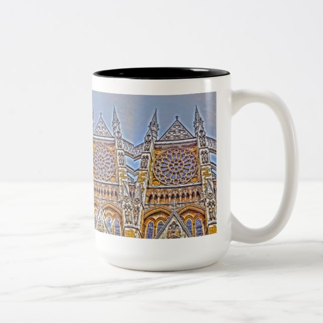 Tasse 2 Couleurs Ancienne abbaye de Tintern, monastère cistercien,  (Droit)