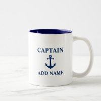 Ancre vintage avec nom du capitaine ou nom du bate