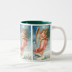 Tasse 2 Couleurs Ange avec du charme de Noël