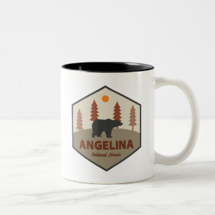 Tasse 2 Couleurs Angelina Forêt nationale Texas Ours