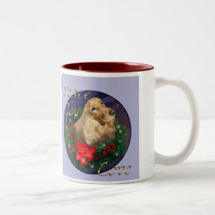 Tasse 2 Couleurs Anglais Cocker Spaniel Cadeaux de Noël