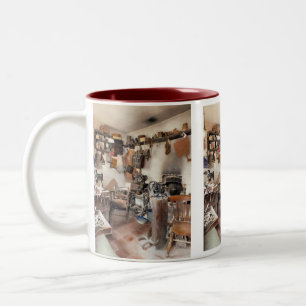 TASSE 2 COULEURS ANGLETERRE VICTORIENNE