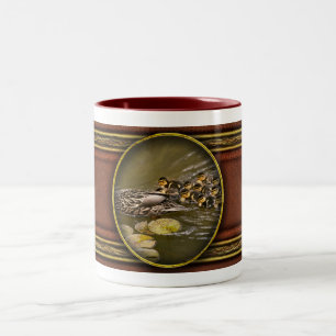 Tasse 2 Couleurs Animal - Canards - Nager comme un canard