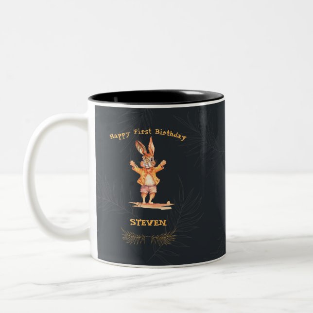 Tasse 2 Couleurs animal d'anniversaire (Gauche)
