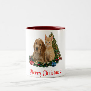 Tasse 2 Couleurs Animaux de Noël