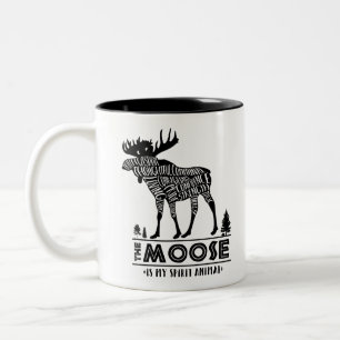 Tasse 2 Couleurs Animaux d'esprit : Les orignaux