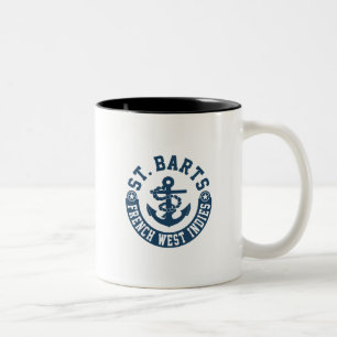 Tasse 2 Couleurs Antilles françaises de St Barts