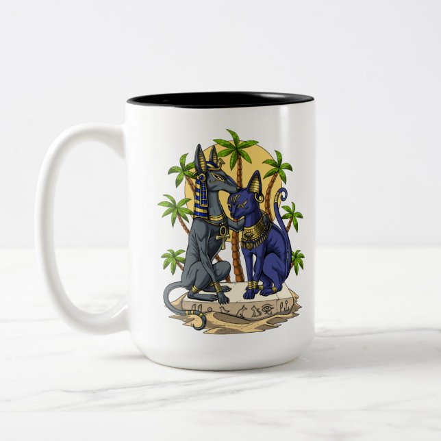 Tasse 2 Couleurs Anubis Bastet (Gauche)