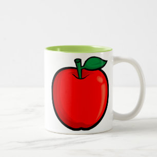 Tasse 2 Couleurs Apple ; Vert