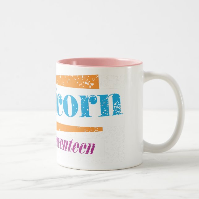 Tasse 2 Couleurs Aqua de Capricorne (Droit)