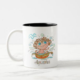 Tasse 2 Couleurs Aquarius Cartoon Baby