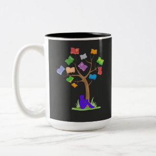 Tasse 2 Couleurs Arborescence du livre - Bibliothèque