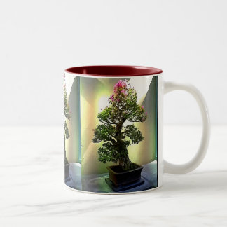 Tasse 2 Couleurs Arbre de bonsaïs de bouganvillée