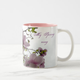 Tasse 2 Couleurs Arbre de magnolia