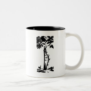 Tasse 2 Couleurs Arbre tordu orthopédique