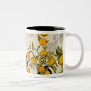 Tasse 2 Couleurs Arbres oranges, 1863 (la semaine, graphite fini à
