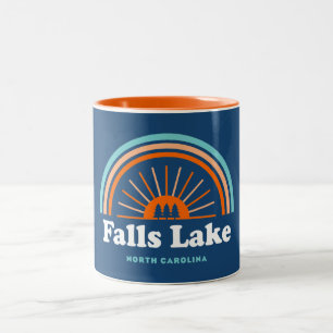 Tasse 2 Couleurs Arc en ciel du lac Falls North Carolina