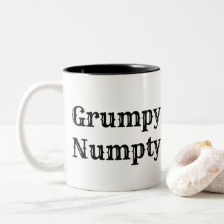 Tasse 2 Couleurs Argot écossais, Numpty grincheux