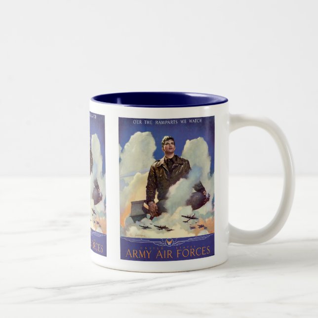 Tasse 2 Couleurs Armée de l'air (Droit)