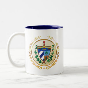 Tasse 2 Couleurs Armoiries de Cuba