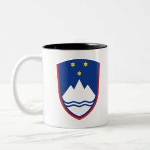 Tasse 2 Couleurs armoiries de slovénie