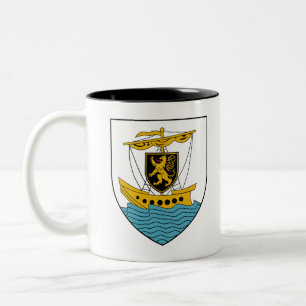 Tasse 2 Couleurs Armoiries du comté de Galway Irlande