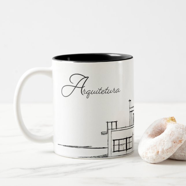Tasse 2 Couleurs Arquitetura (Avec donut)