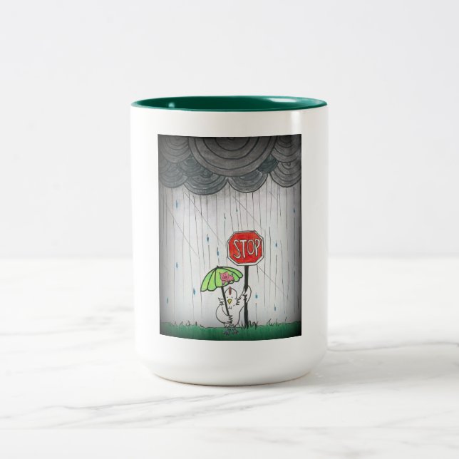 TASSE 2 COULEURS ARRÊT (Centre)