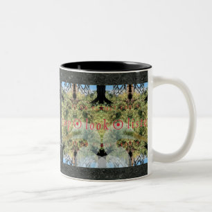 TASSE 2 COULEURS ARRÊTER ・ REGARDER ・ ÉCOUTER