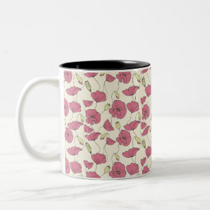 Tasse 2 Couleurs art abstrait moderne, minimaliste
