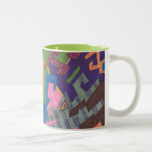 Tasse 2 Couleurs Art Abstrait "WildLife"