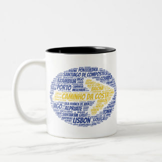 Tasse 2 Couleurs Art Caminho da Costa Word