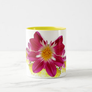 Tasse 2 Couleurs Art de fleur