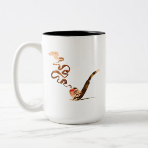 Tasse 2 Couleurs Art de fumer la pipe 1