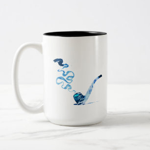Tasse 2 Couleurs Art de fumer la pipe 2