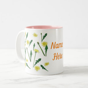 Tasse 2 Couleurs Art de printemps aux pissenlits