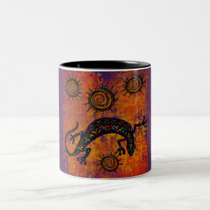 TASSE 2 COULEURS ART DU LÉZARD DU SUD-OUEST