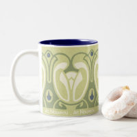 Art Nouveau Fond d'écran floral #45